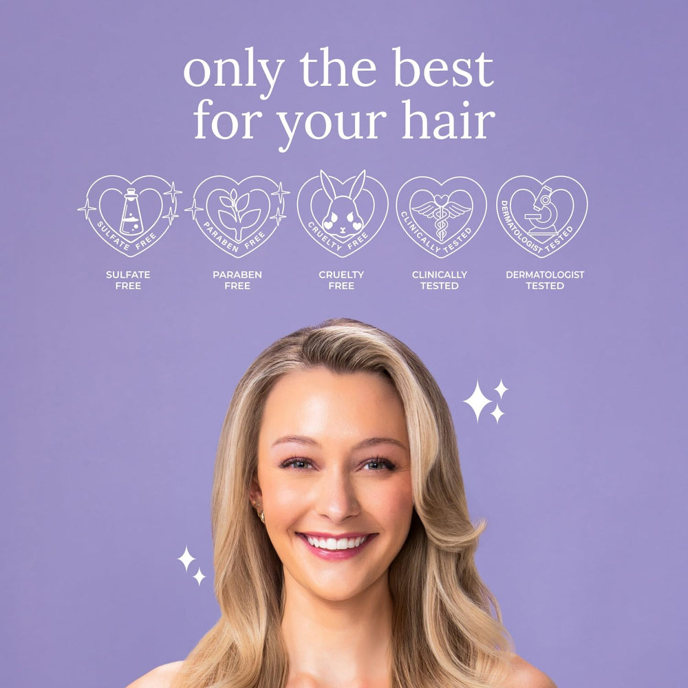 L LUSETA Biotin Trio routine simple – kit tout-en-un pour le soin quotidien.
