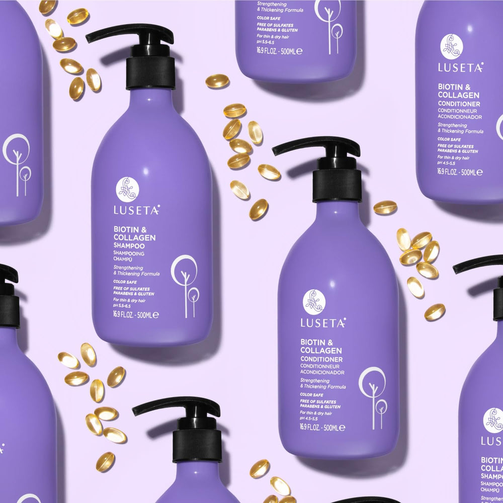 Cheveux brillants après utilisation du duo L LUSETA.