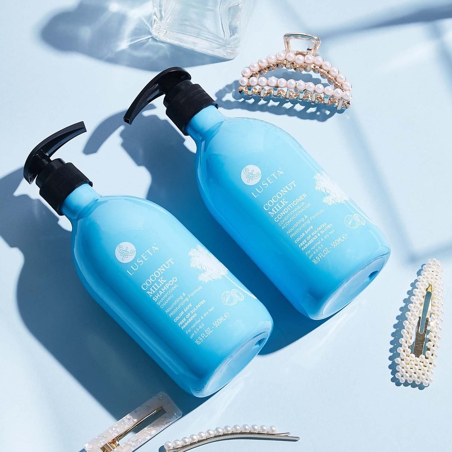 L LUSETA Cheveux colorés et kératine – produit sûr pour traitements.