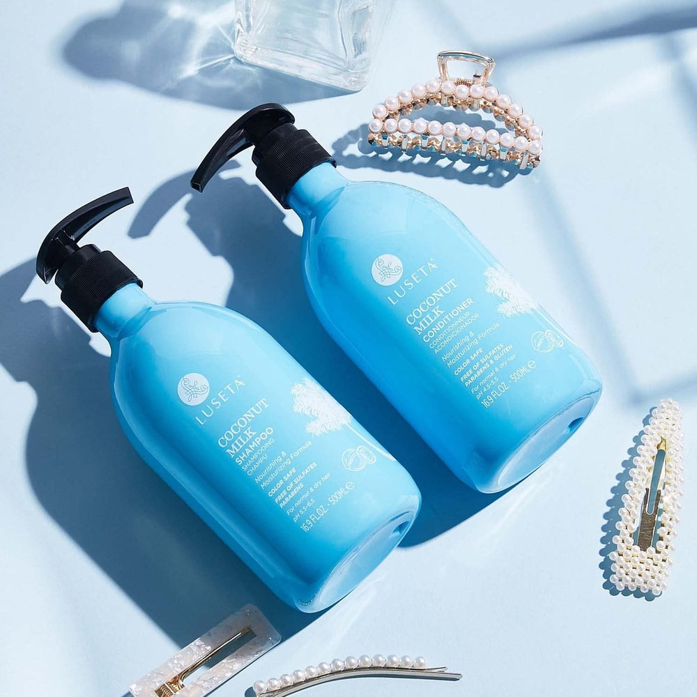 L LUSETA Cheveux colorés et kératine – produit sûr pour traitements.