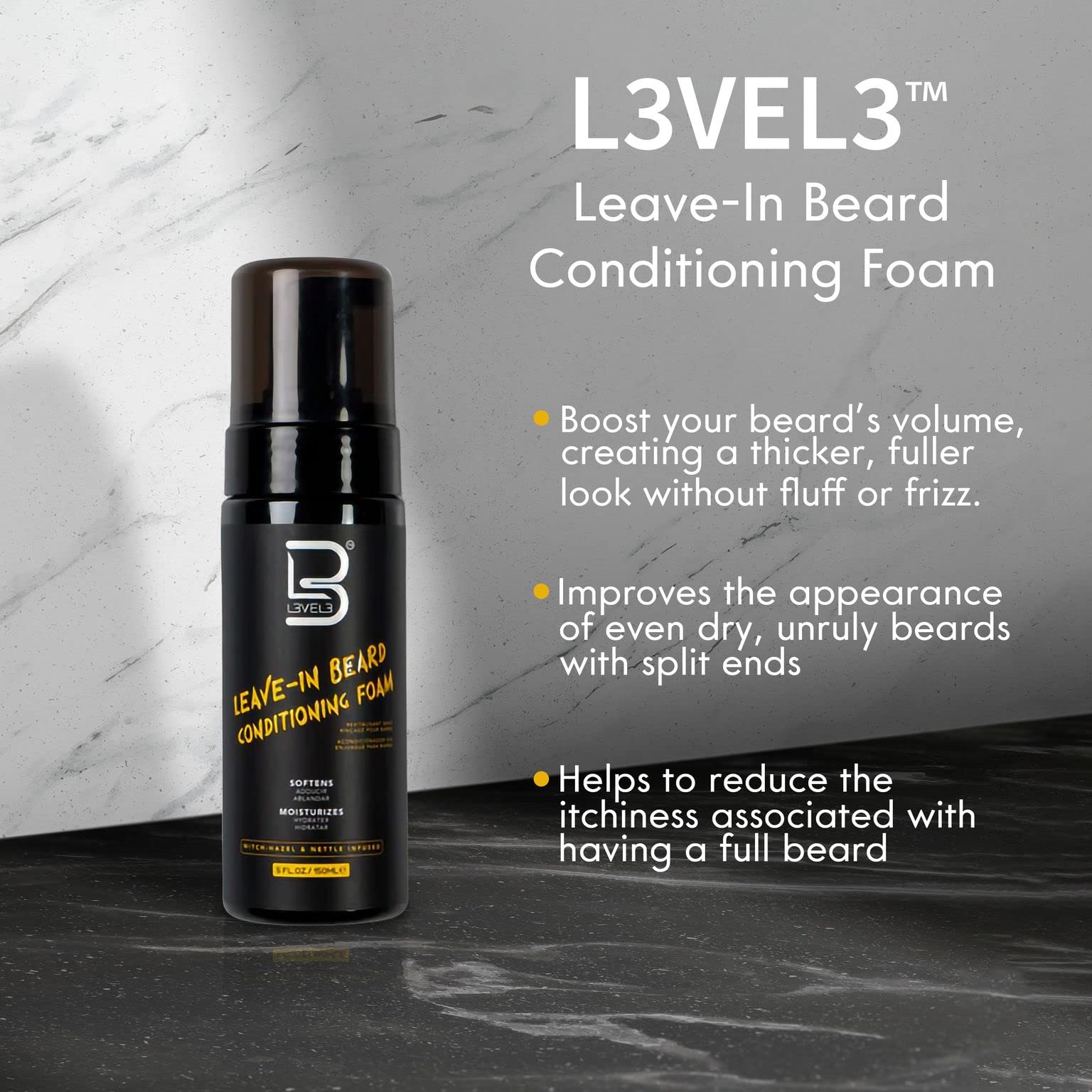L3 Barbe – confort peau sous barbe, réduction des irritations.