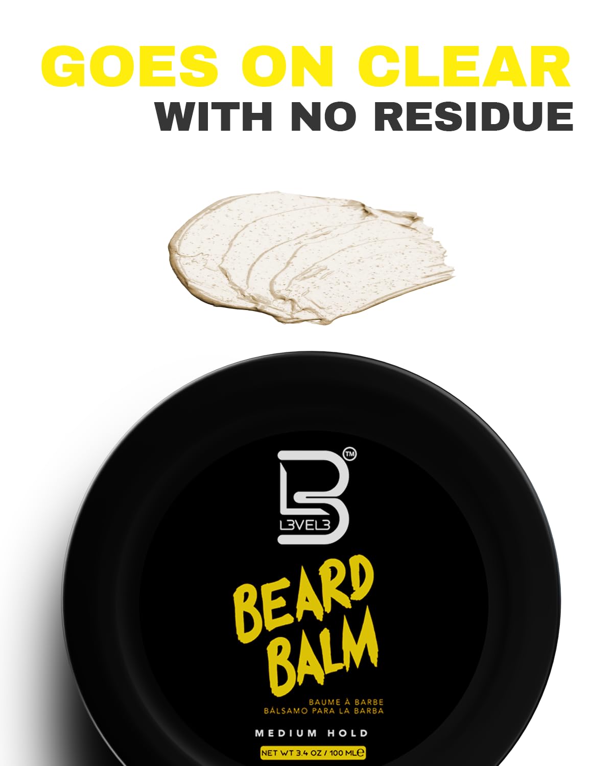 L3 baume barbe, parfum frais pour une expérience agréable après le rasage.