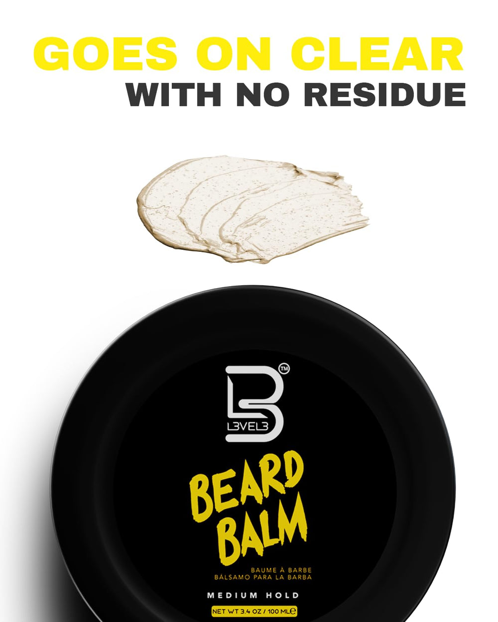 L3 baume barbe, parfum frais pour une expérience agréable après le rasage.