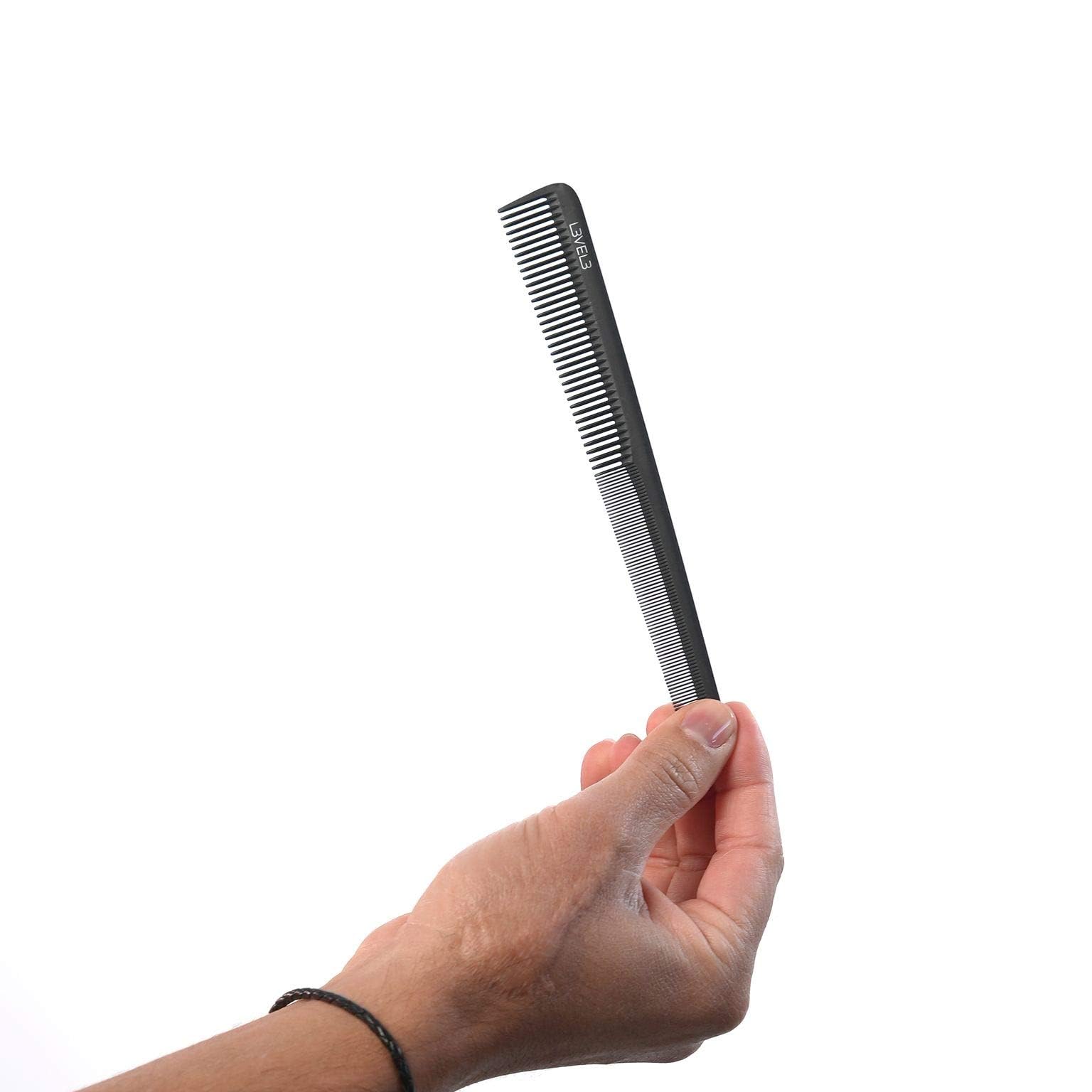 L3 Carbon Peigne look professionnel: style rapide et coiffage précis.