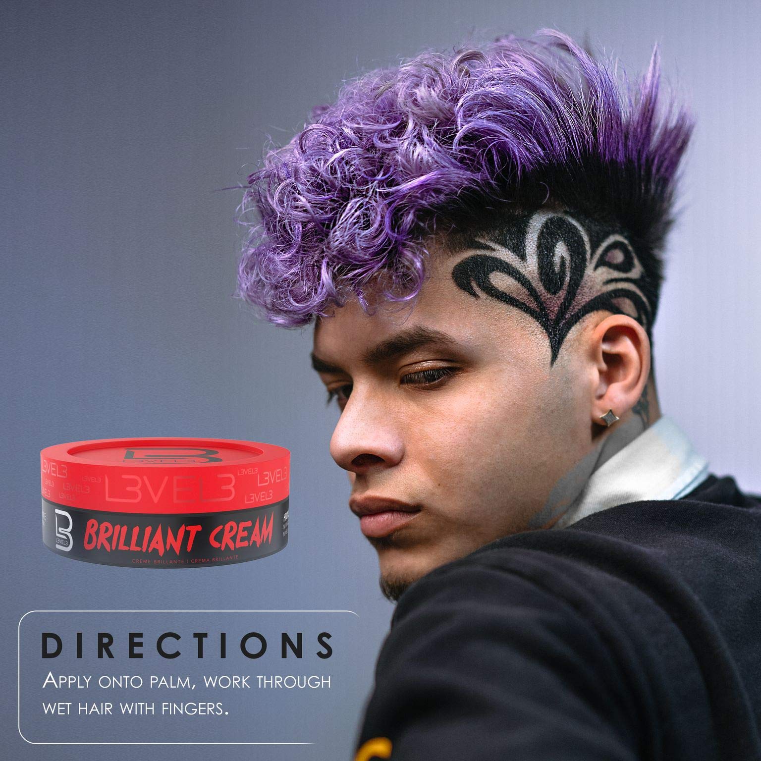 L3 Crème Brillante Level 3, restylage facile qui rafraîchit rapidement votre coiffure.