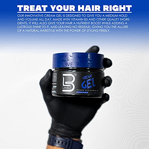 L3 Crème Gel Niveau 3 – texture crème pour un coiffage précis.