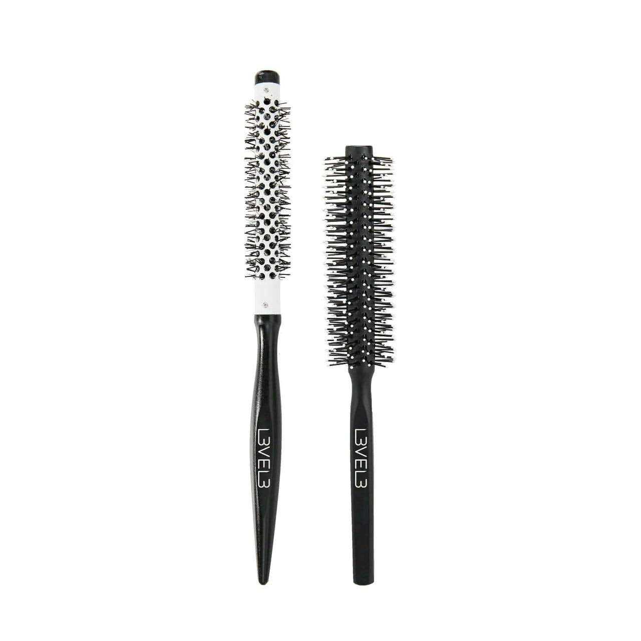 L3 ensemble brosses rondes : barillet aluminium résistant à la chaleur pour un séchage rapide.