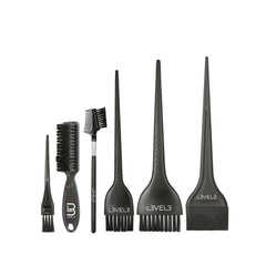 Pinceaux L3 ensemble pinceaux teinture 6 pièces, précision professionnelle.
