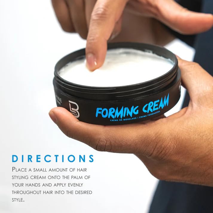 Packaging pratique de L3 Level 3 Forming Cream et son bouchon sécurisé.