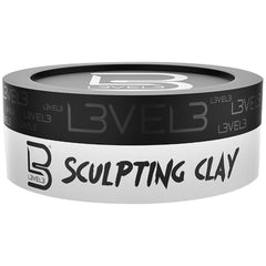 L3 Level 3 Hair Sculpting Clay - bouteille montrant une tenue longue durée.