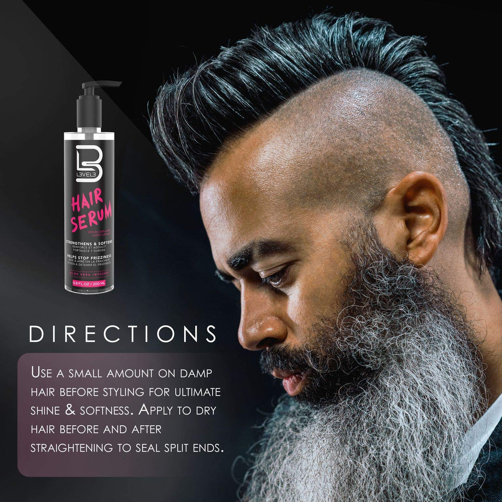 L3 Level 3 Hair Serum smoothing action for sleek, shiny hair