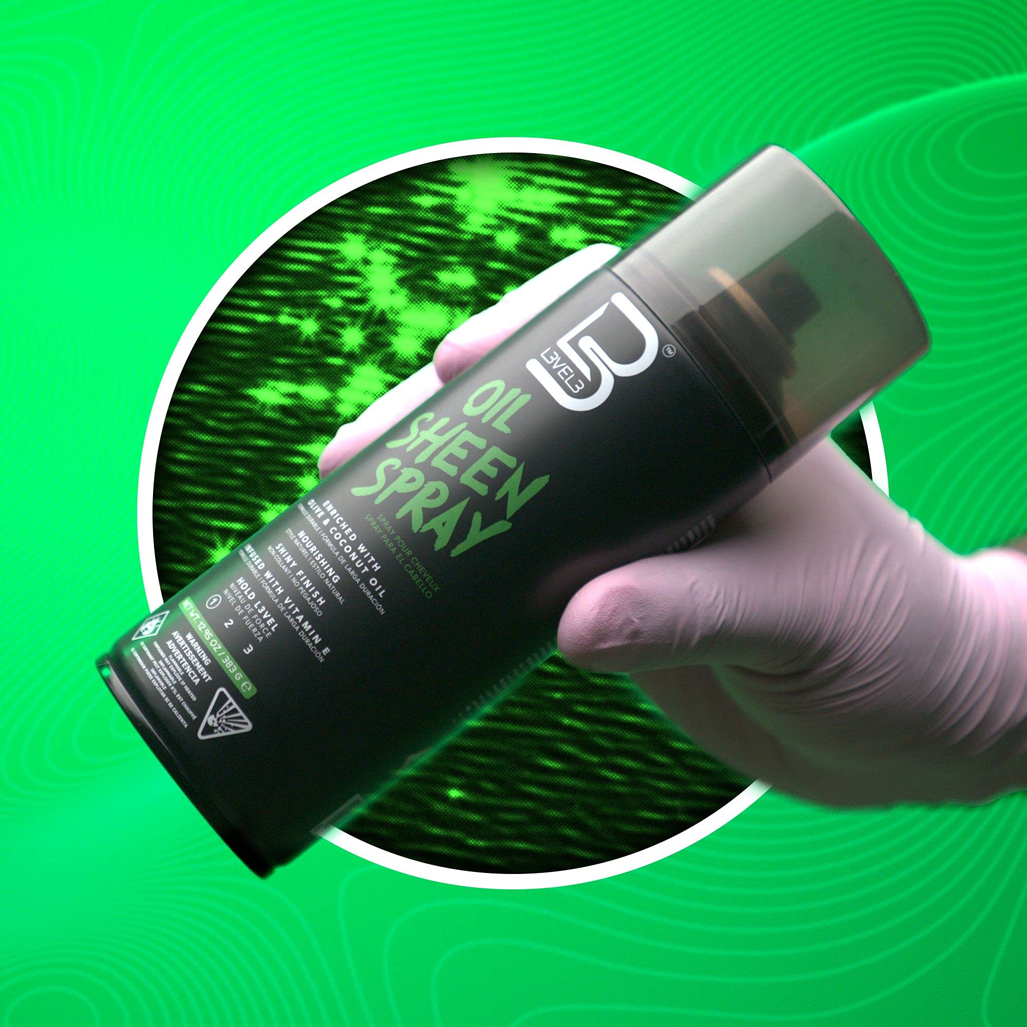 L3 Level 3 Oil Sheen Spray fini sans lourdeur et douceur