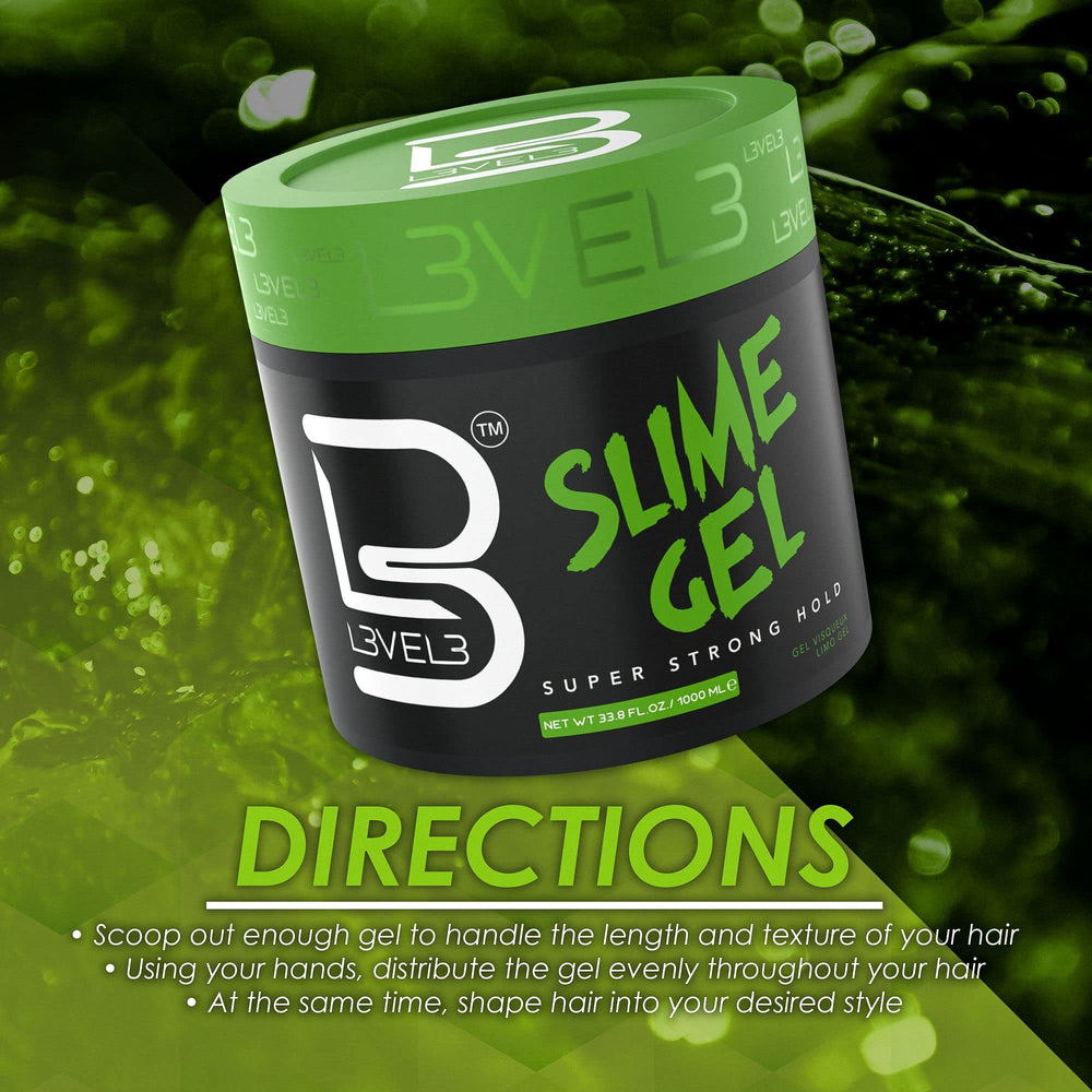 L3 Level 3 Slime Gel – brillance naturelle pour un style soigné.