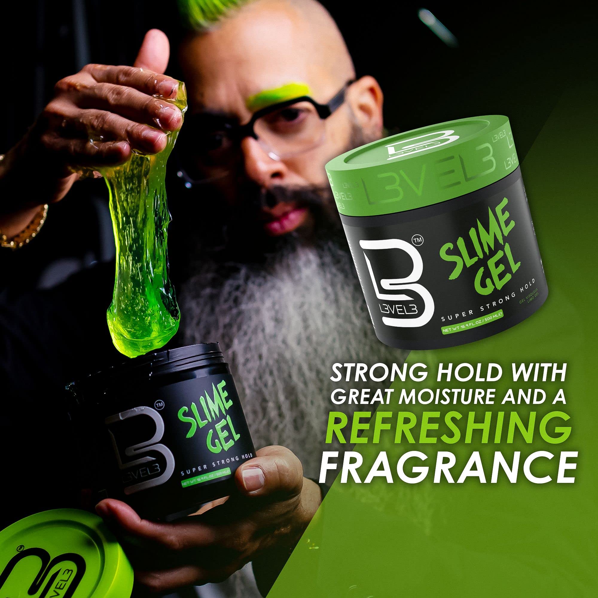 L3 Level 3 Slime Gel – texture visible, volume et définition assurés.