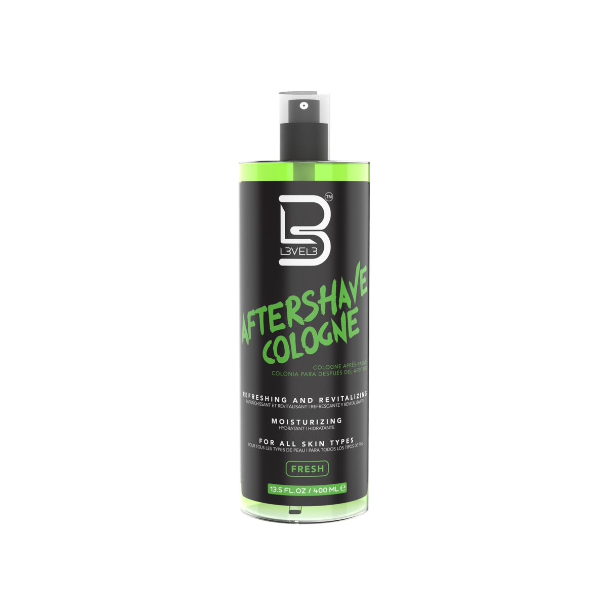 L3 Level 3: flacon – parfum frais qui réveille les sens après rasage.