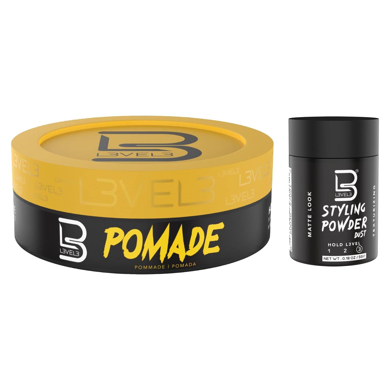 L3 Level 3 Pomade bouteille: tenue durable et application fluide.