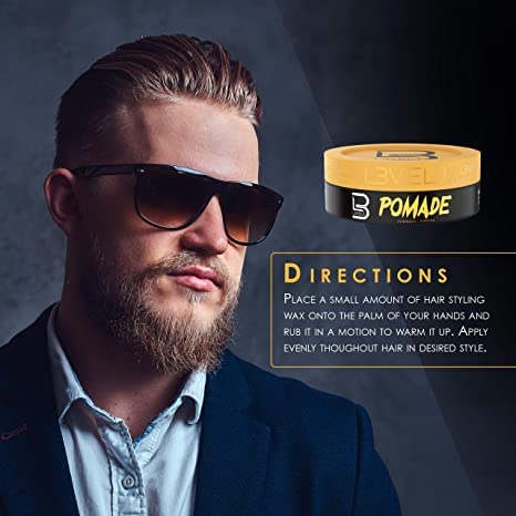 L3 Level 3 Pomade formule sans flocons: fini propre et net.