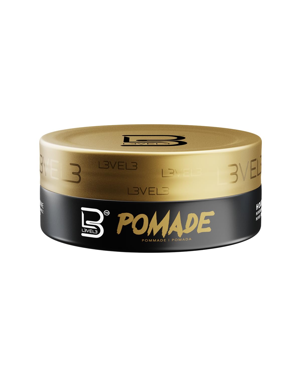L3 Level 3 Pomade augmente le volume pour un style durable.