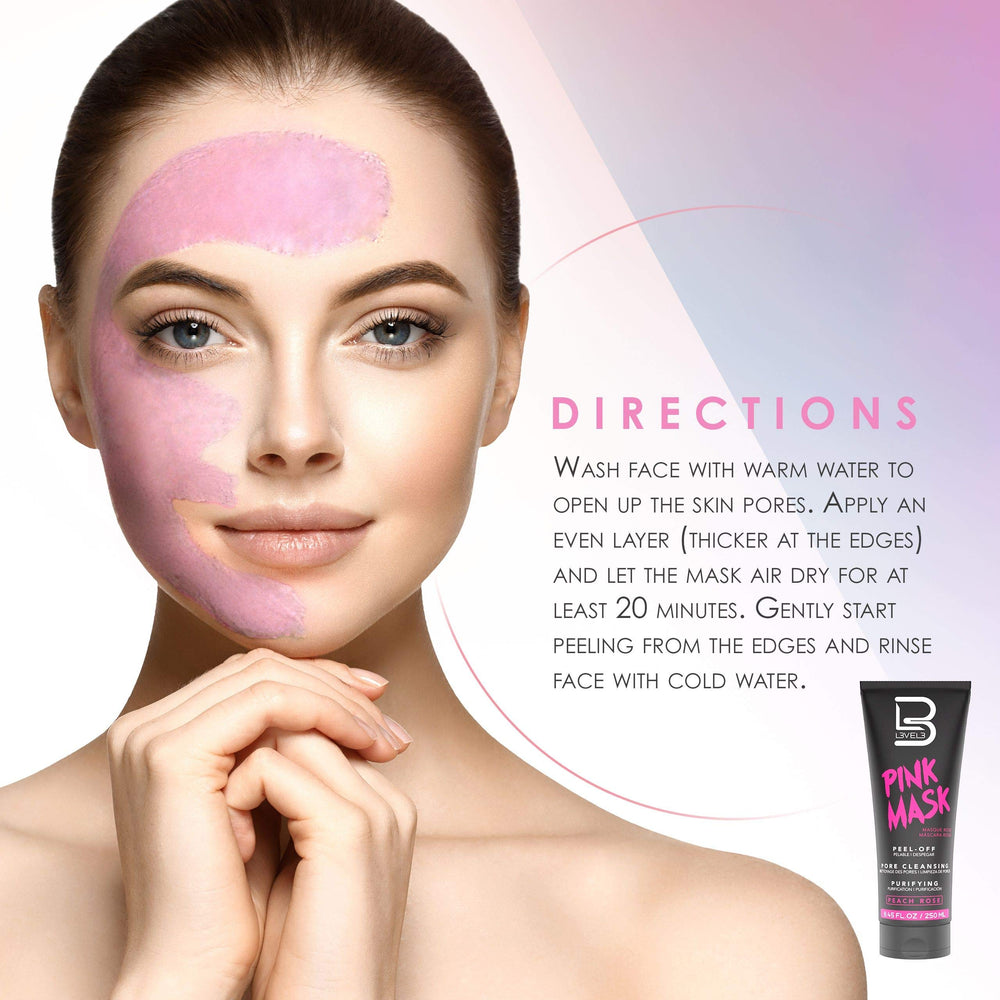 Application douce du masque L3 Peel-Off Niveau 3 sur le visage