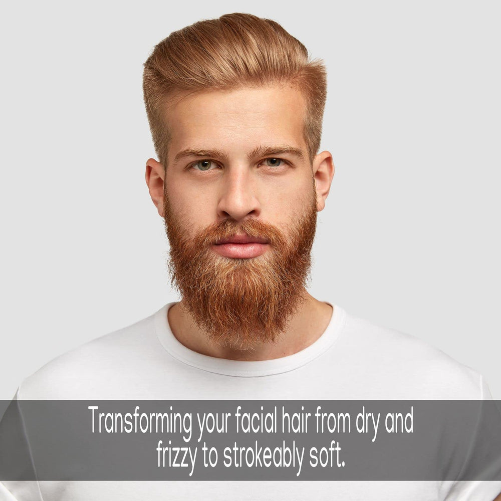 L3 Shampoing Barbe – après application: barbe douce et prête au coiffage
