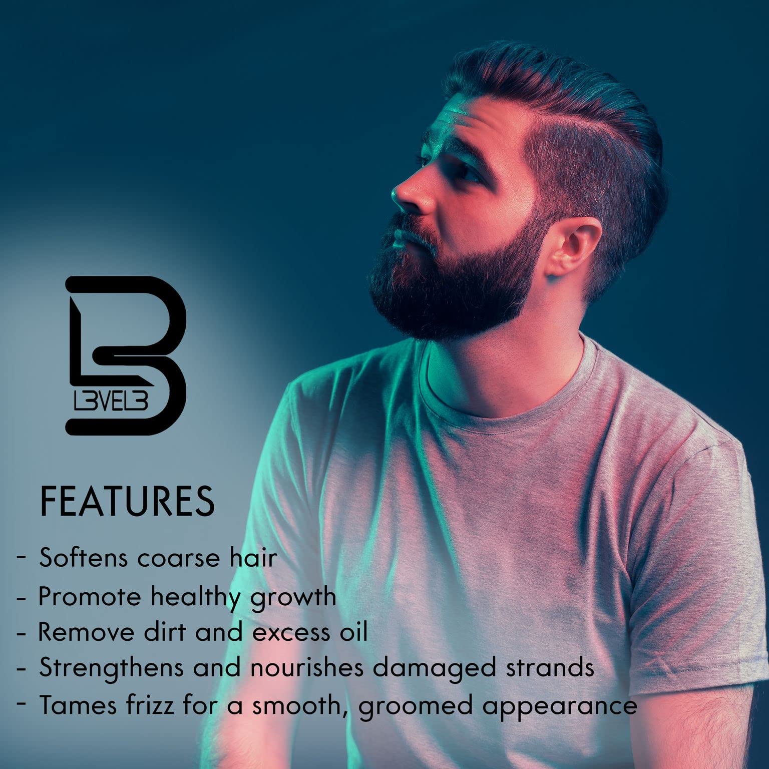 L3 Shampoing Barbe – extrait camomille: parfum frais et nourrissant