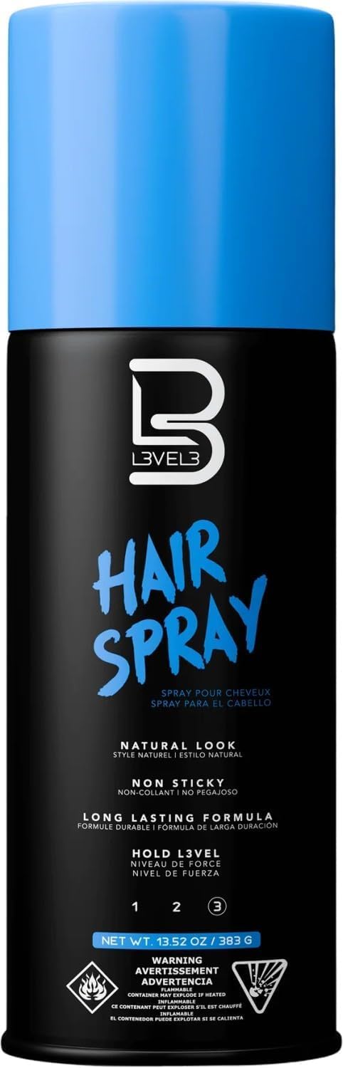 L3 Spray Coiffant Niveau 3 — Bouteille et fixation longue durée