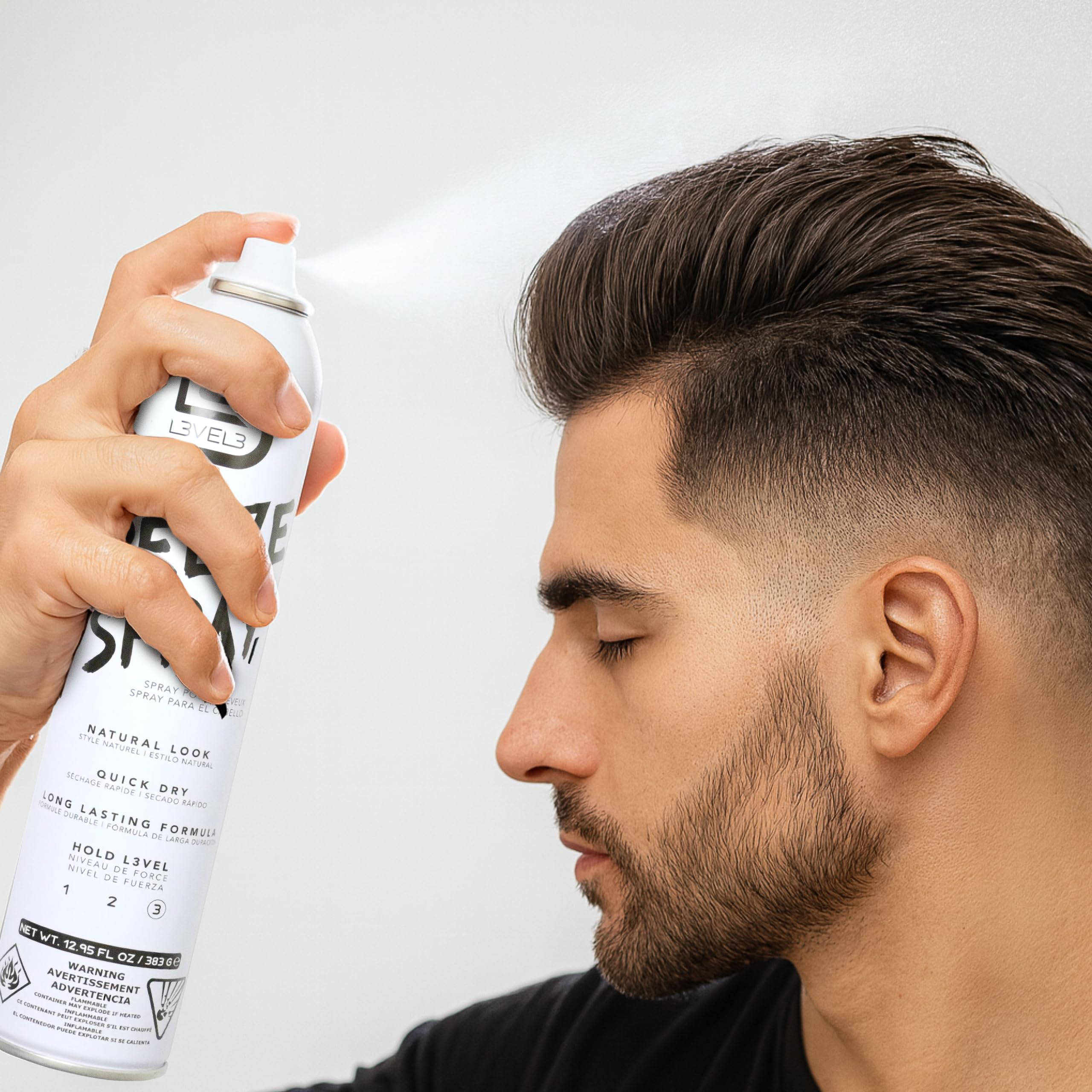 L3 Spray Volume Longue Durée – flacon promettant un volume durable.