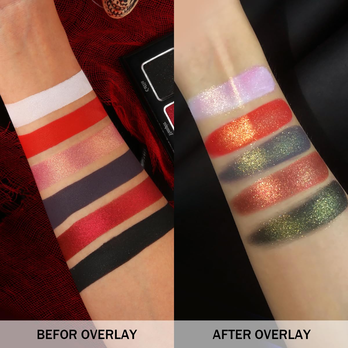La Catrina palette-ombres-gris-foncé: profondeur et contour nets.