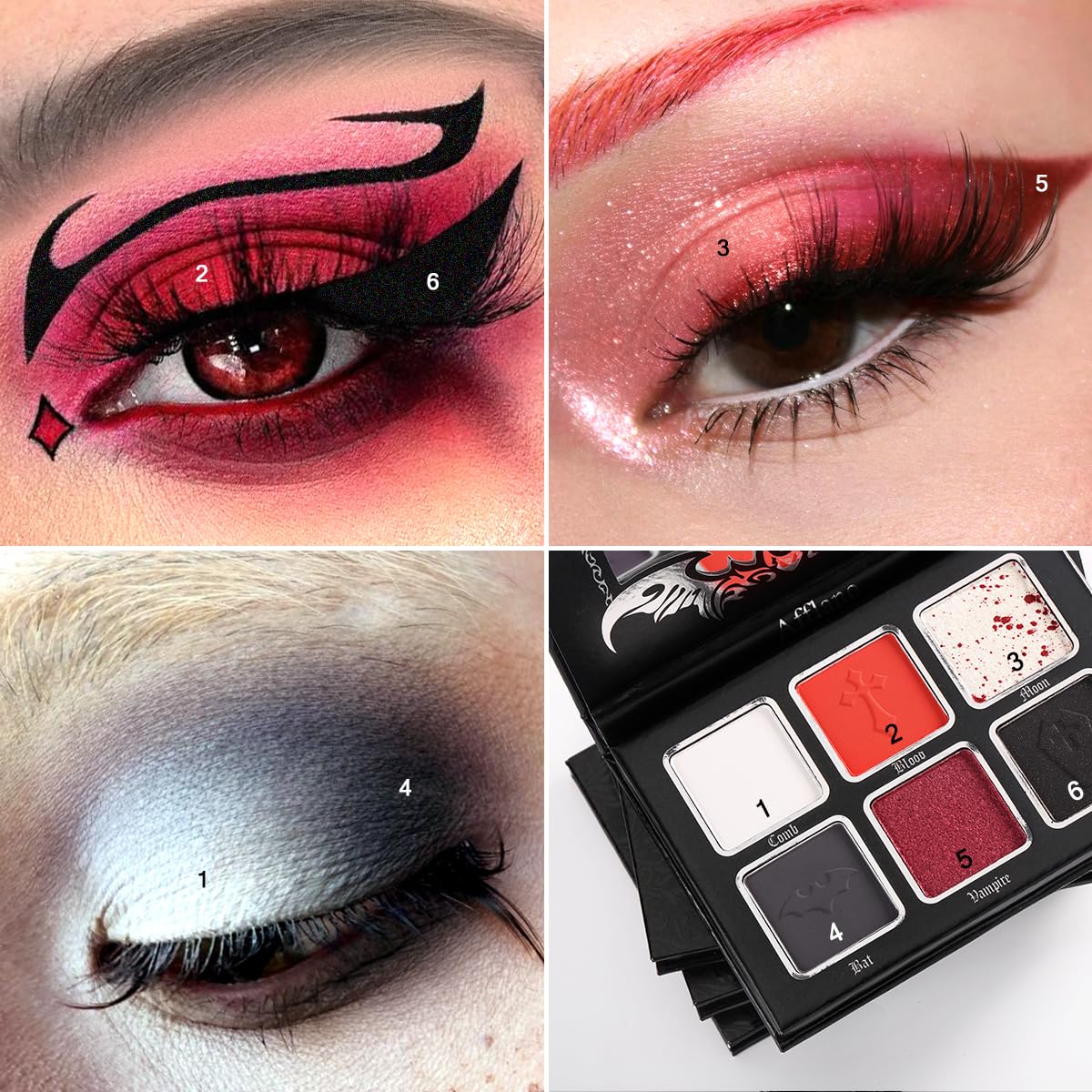 La Catrina palette-compacte-avec-miroir: retouches faciles en déplacement.