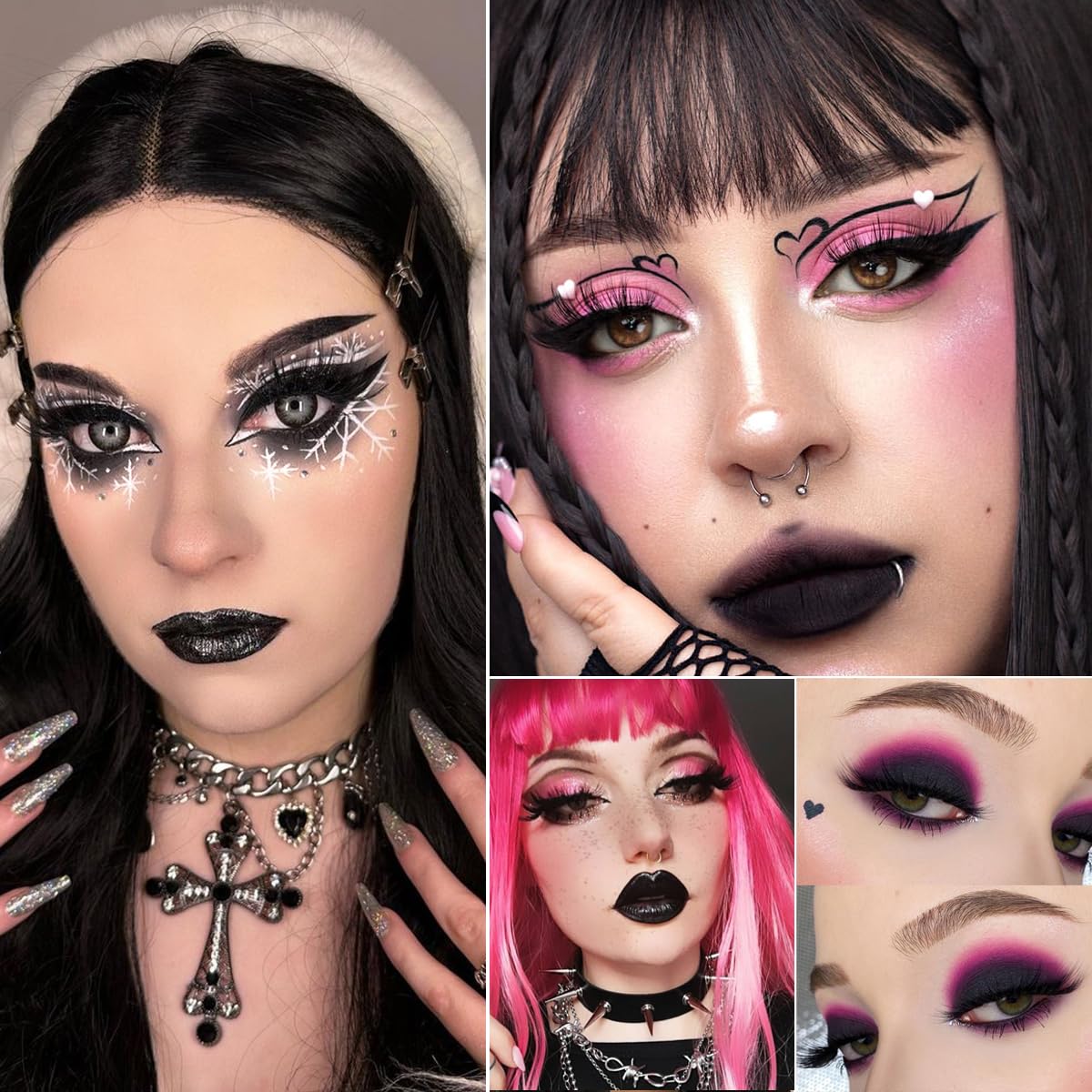 La Catrina palette yeux gothique format voyage, idéale pour cosplays et sorties.