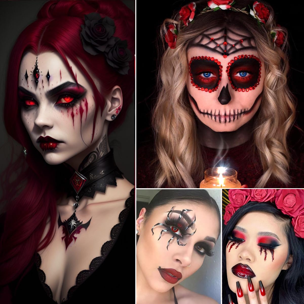 La Catrina usage-fetes-gothiques: idéal pour fêtes costumées et styles sombres.