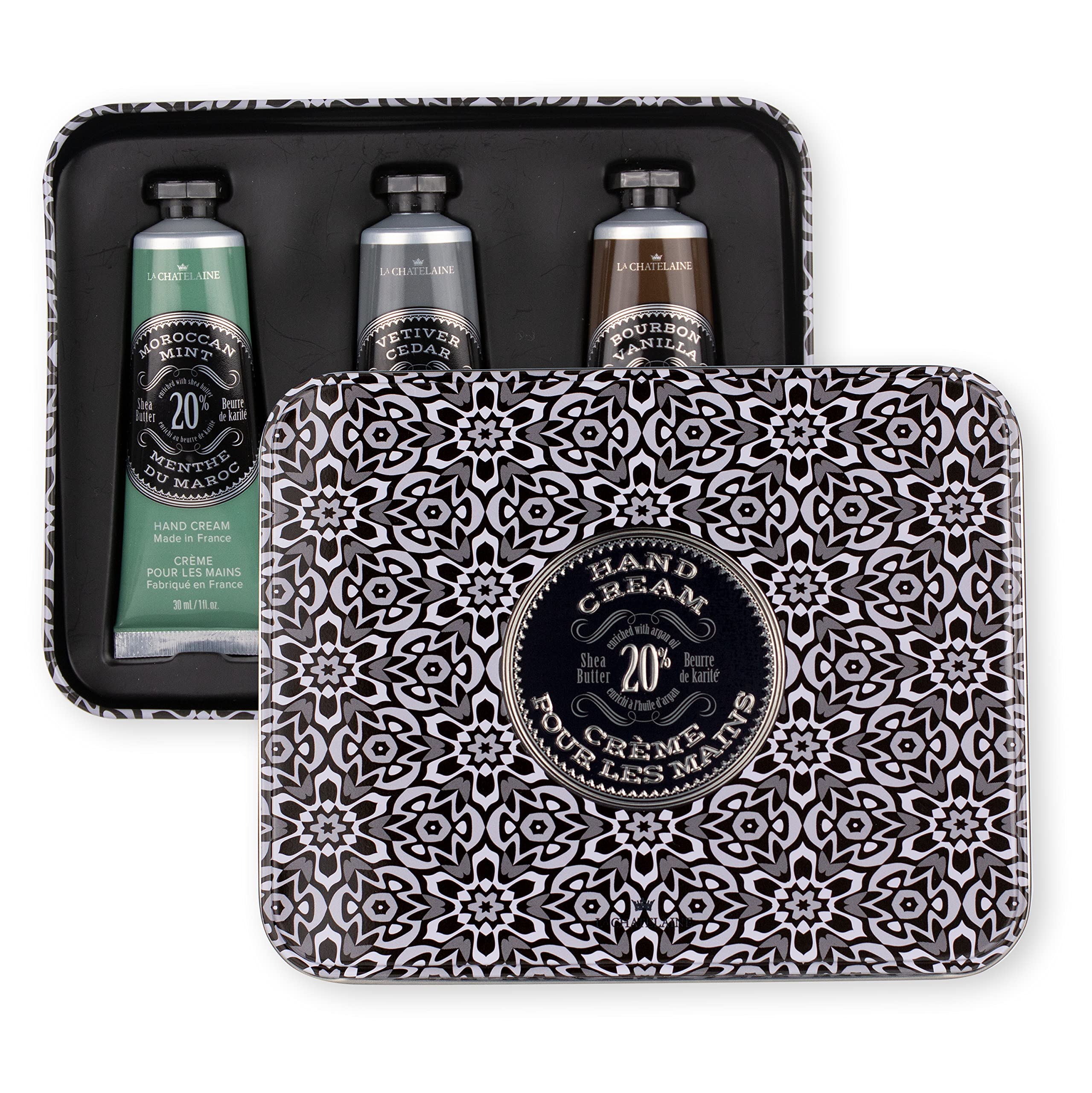 Coffret prêt-à-offrir La Chatelaine: expérience sensorielle luxueuse à domicile.