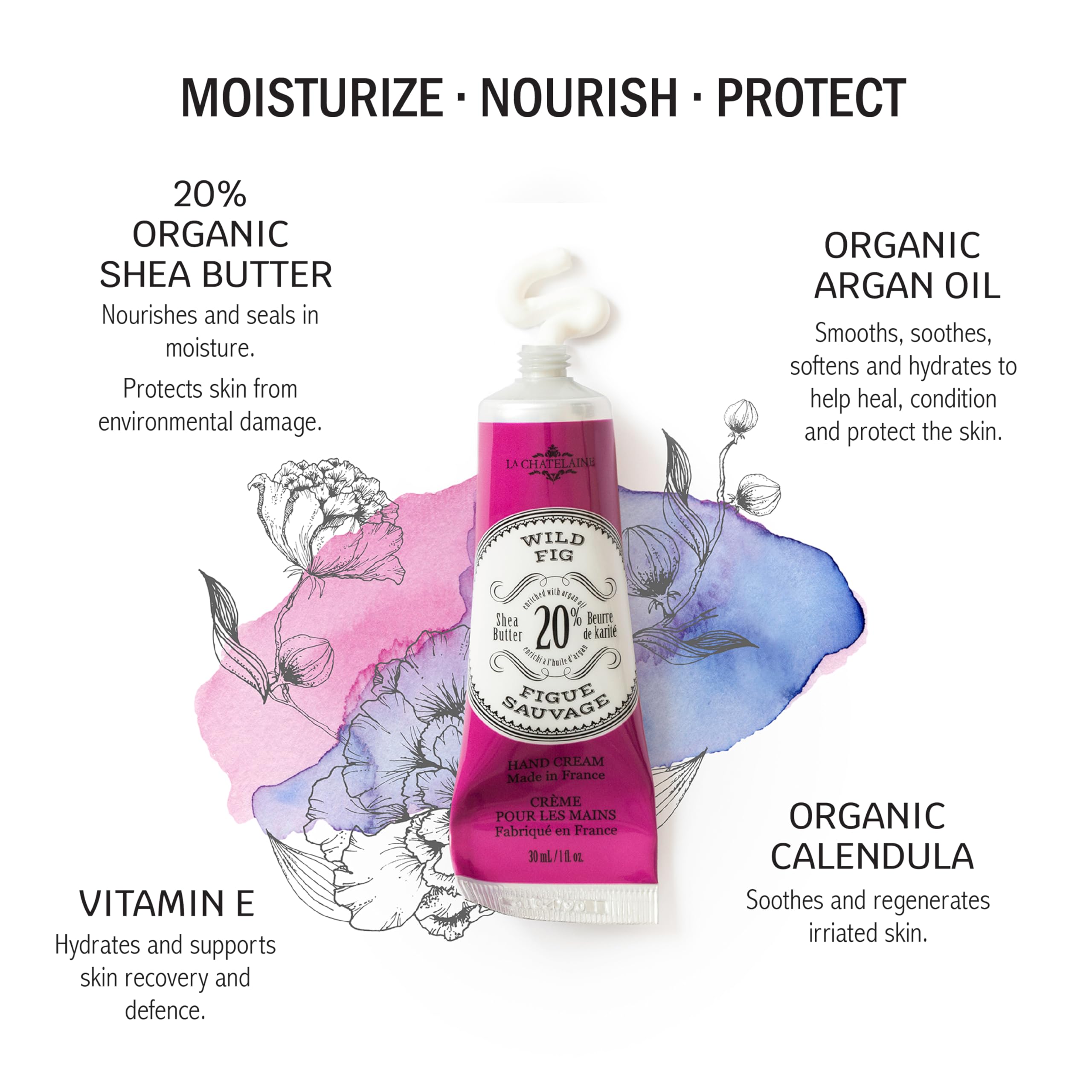 La Chatelaine crème mains karité bio argan nourrissante et régénérante