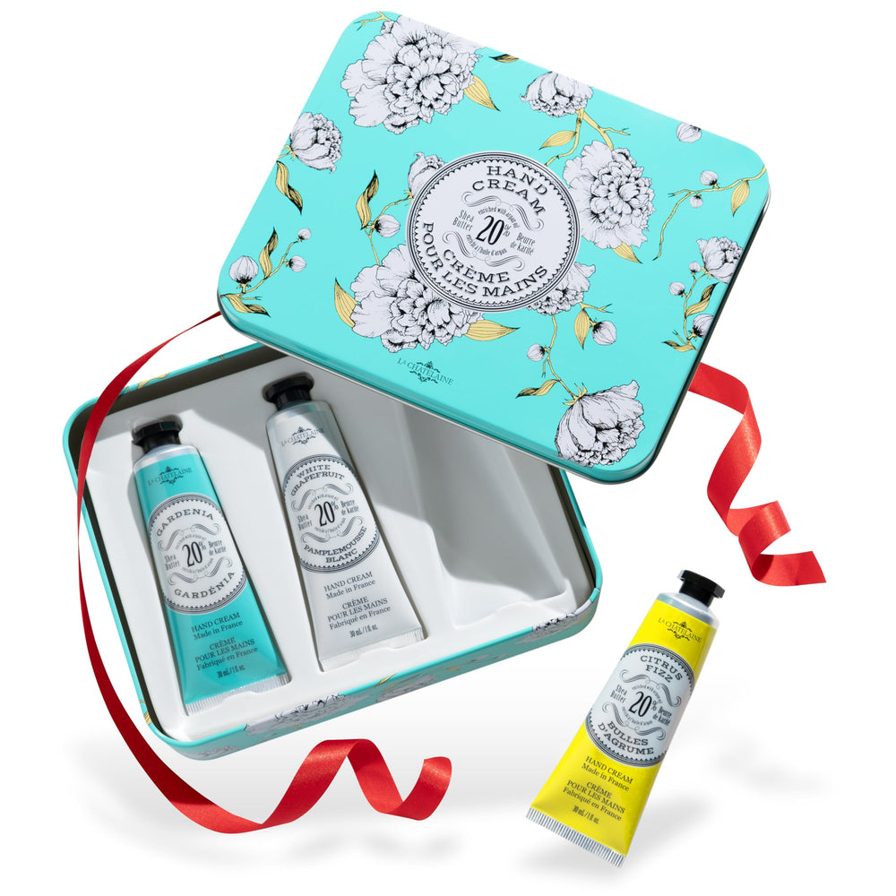 La Chatelaine Gardenia: crème mains riche pour hydration prolongée.