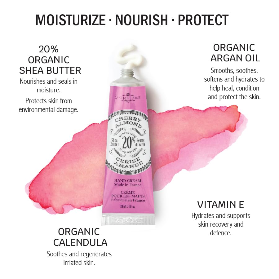 La Chatelaine crème mains karité argan bio : nutrition durable pour les mains