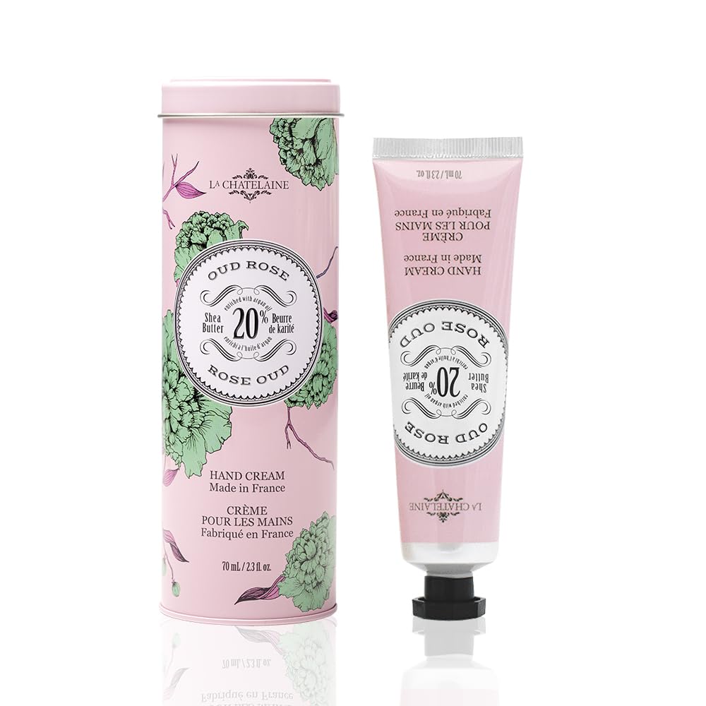 La Chatelaine Crème Mains Karité dans emballage cadeau, soin nourrissant.