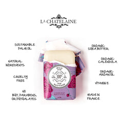 Parfum fin Grasse du savon La Chatelaine figue sauvage pour une expérience raffinée.
