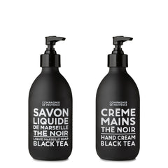 La Compagnie de Provence savon liquide noir en bouteille pompe pour mains propres