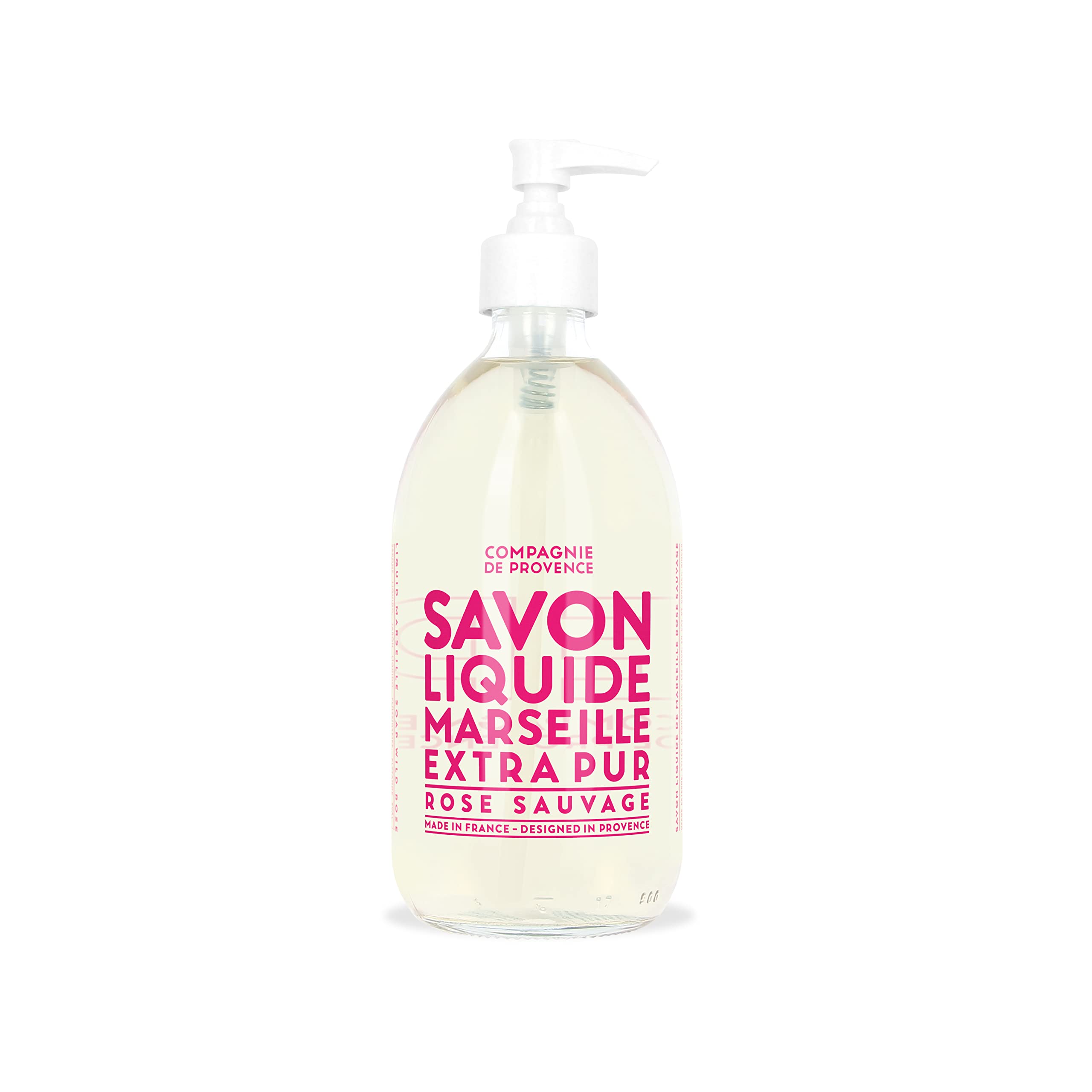 La Compagnie de Provence Savon Rose Sauvage en bouteille pompe pour lavage quotidien