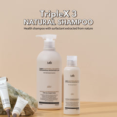 LA'DOR TripleX 3 ingrédients naturels: effet clarifiant en douceur pour cheveux sensibles.