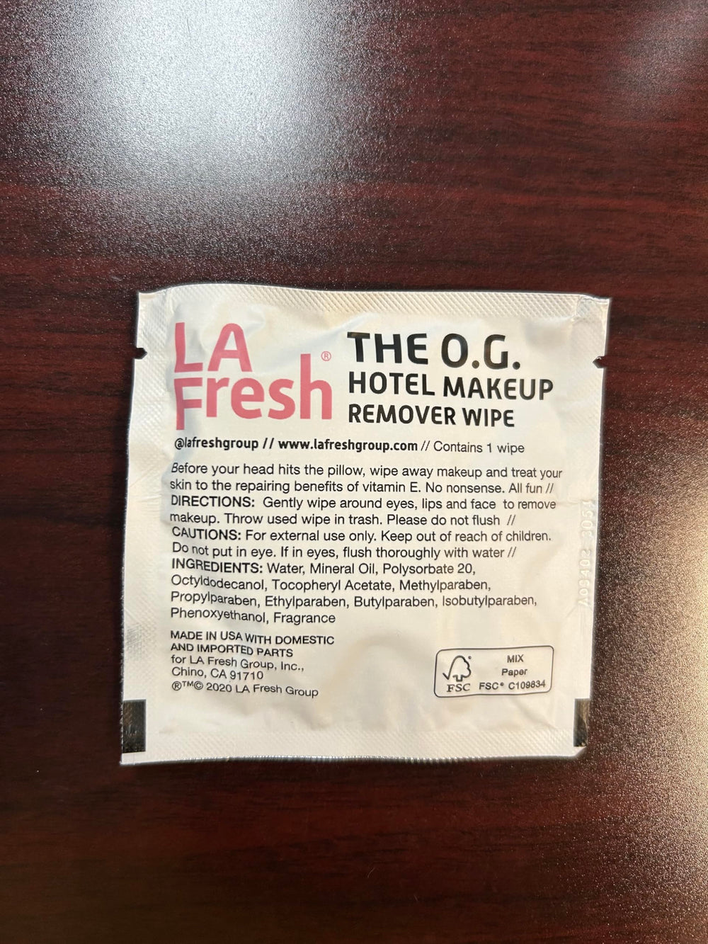 La Fresh lingettes usage quotidien démaquillent efficacement le maquillage résistant à l'eau.