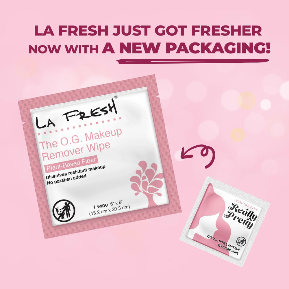 La Fresh lingettes vitamine E hydratent et laissent la peau douce.