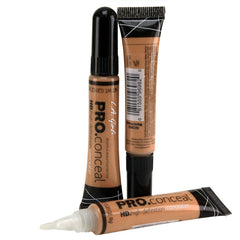 L.A. Girl HD Pro Conceal Warm Honey packaging ideal for on the go touch-ups.