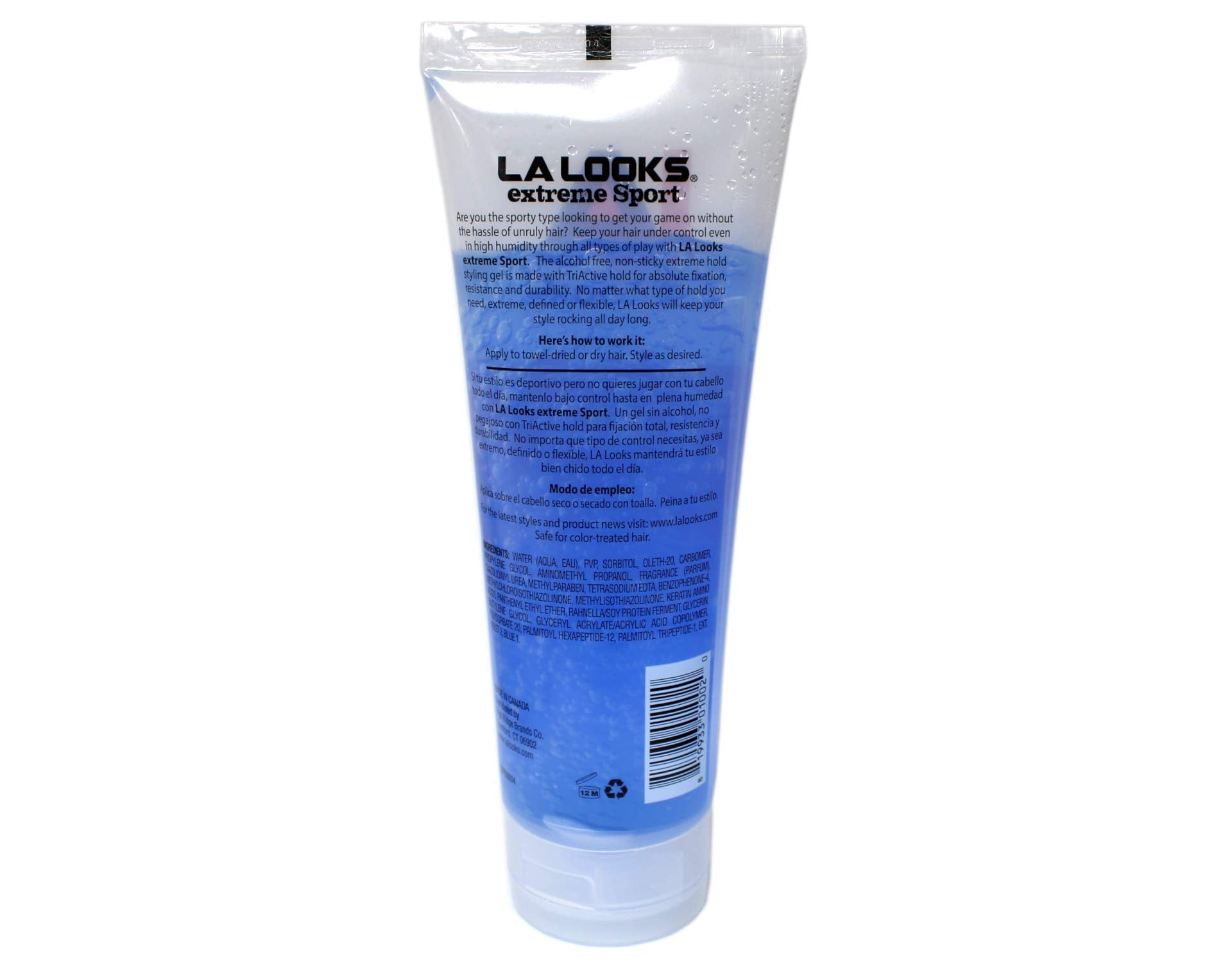 L.A. Looks Absolute Styling Extreme Sport, prise tri-active, maintien solide du style en déplacement.