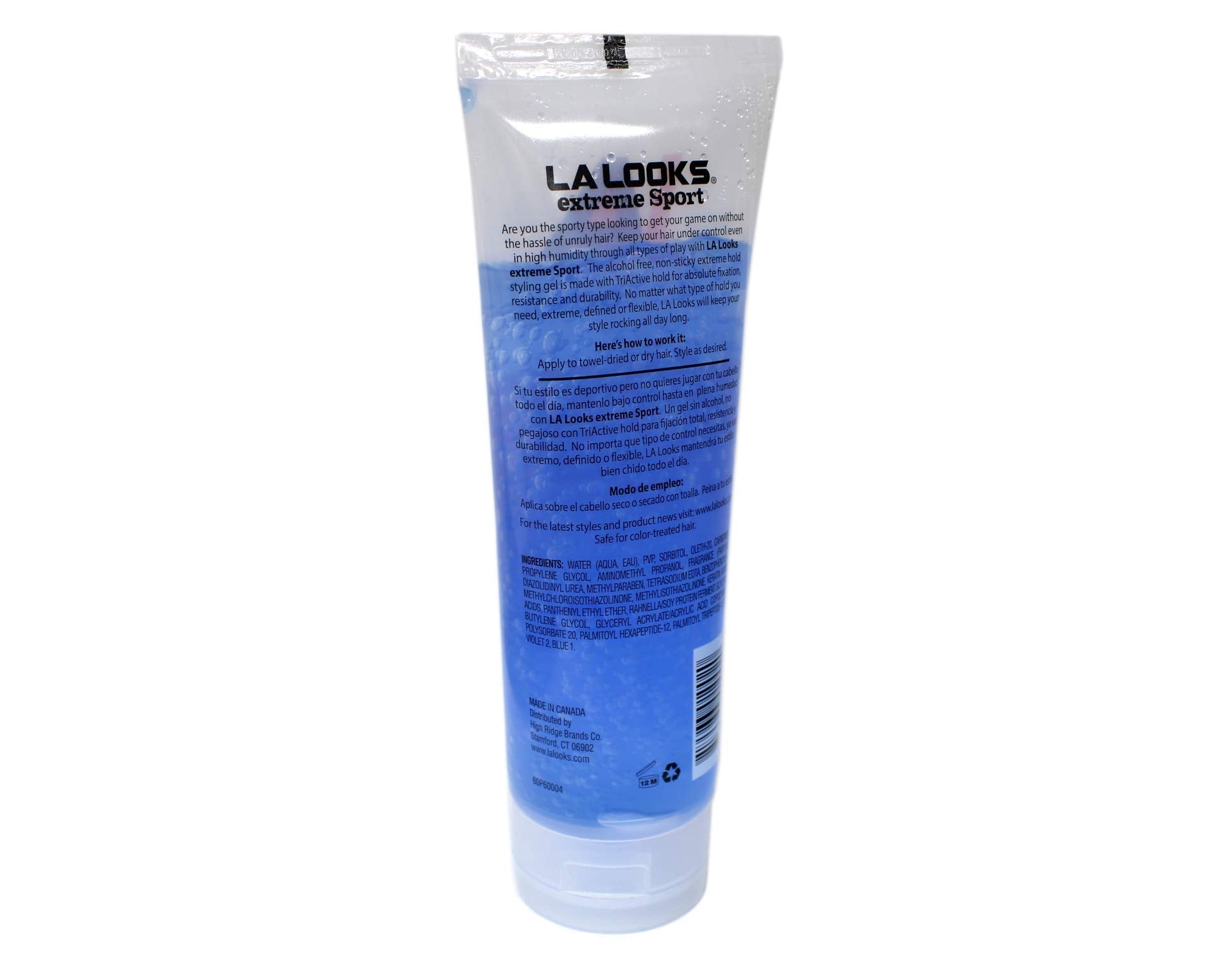 L.A. Looks Absolute Styling Extreme Sport, tube 8oz, pratique pour multiples usages.
