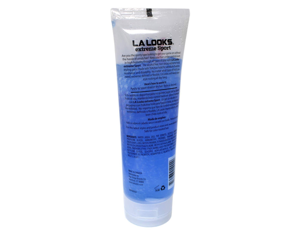 L.A. Looks Absolute Styling Extreme Sport, tube 8oz, pratique pour multiples usages.