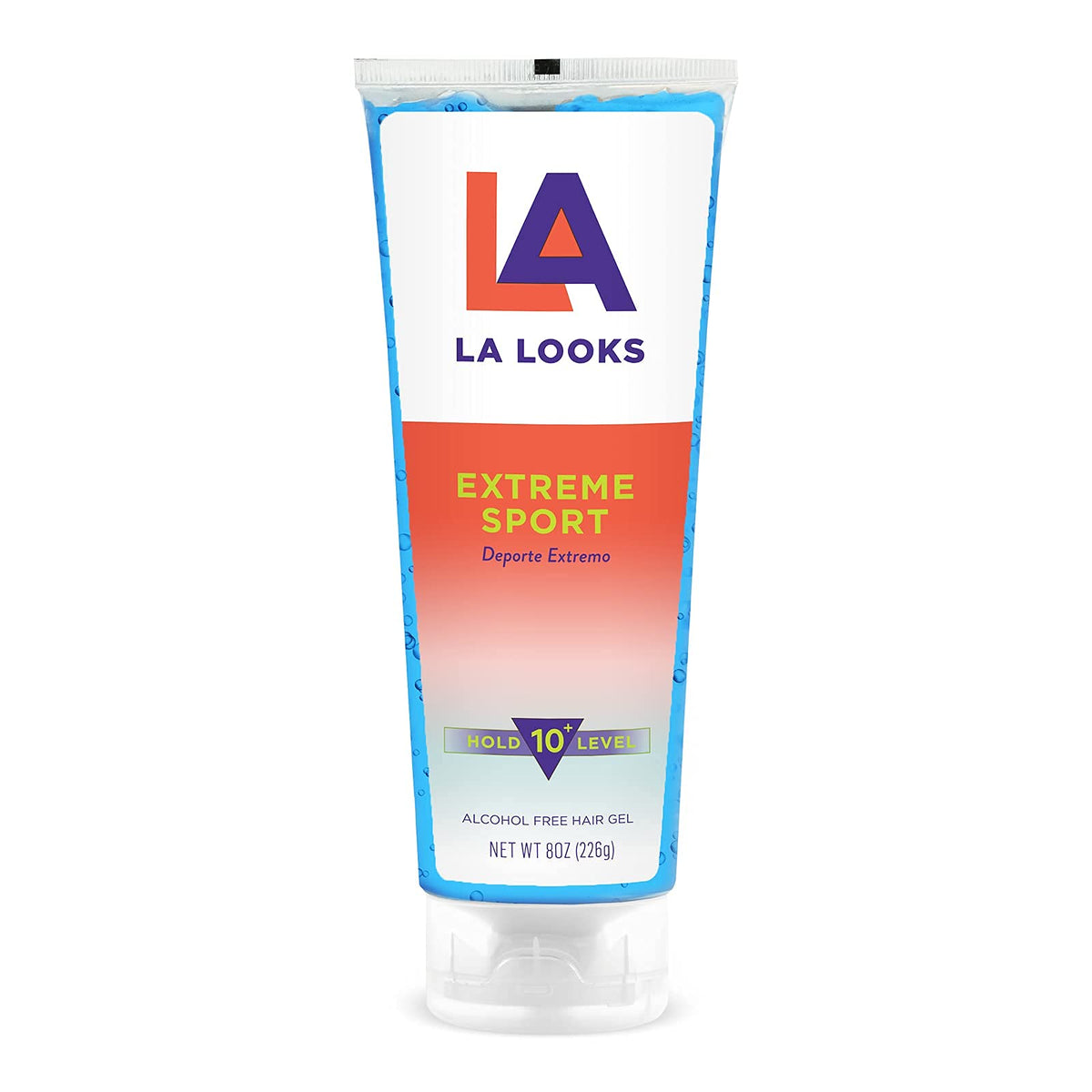 LA LOOKS Extreme Sport Gel – Bouteille 8oz offrant un maintien durable en sport.