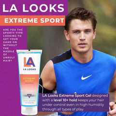 LA LOOKS Extreme Sport Gel – Tube prêt à l'emploi pour coiffer rapidement.
