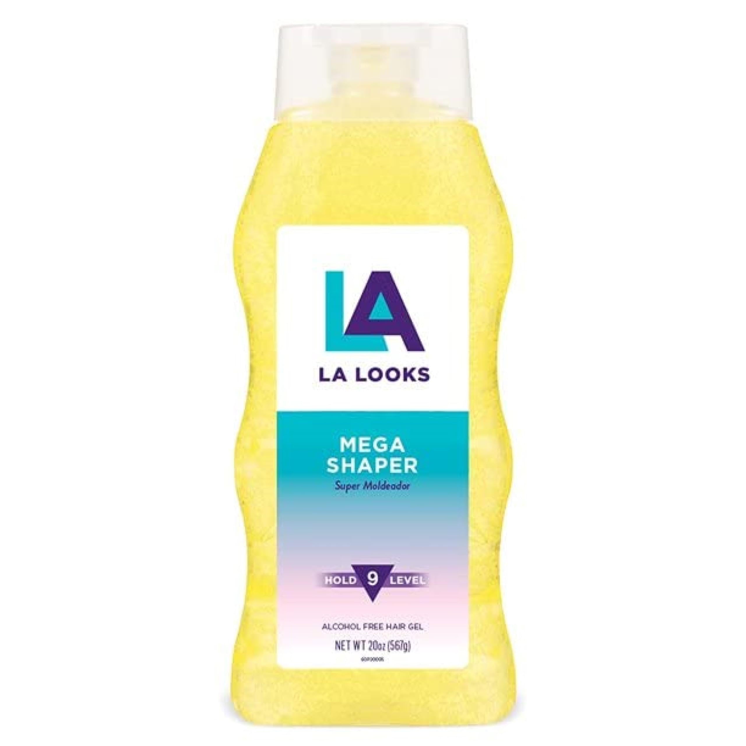 L.A. Looks Gel Mega Mega en bouteille jaune 20oz pour une tenue durable