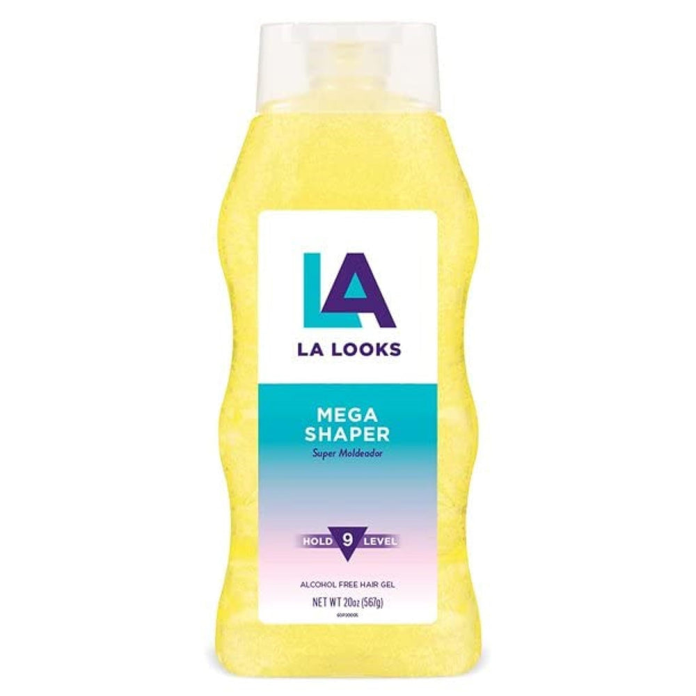 L.A. Looks Gel Mega Mega en bouteille jaune 20oz pour une tenue durable